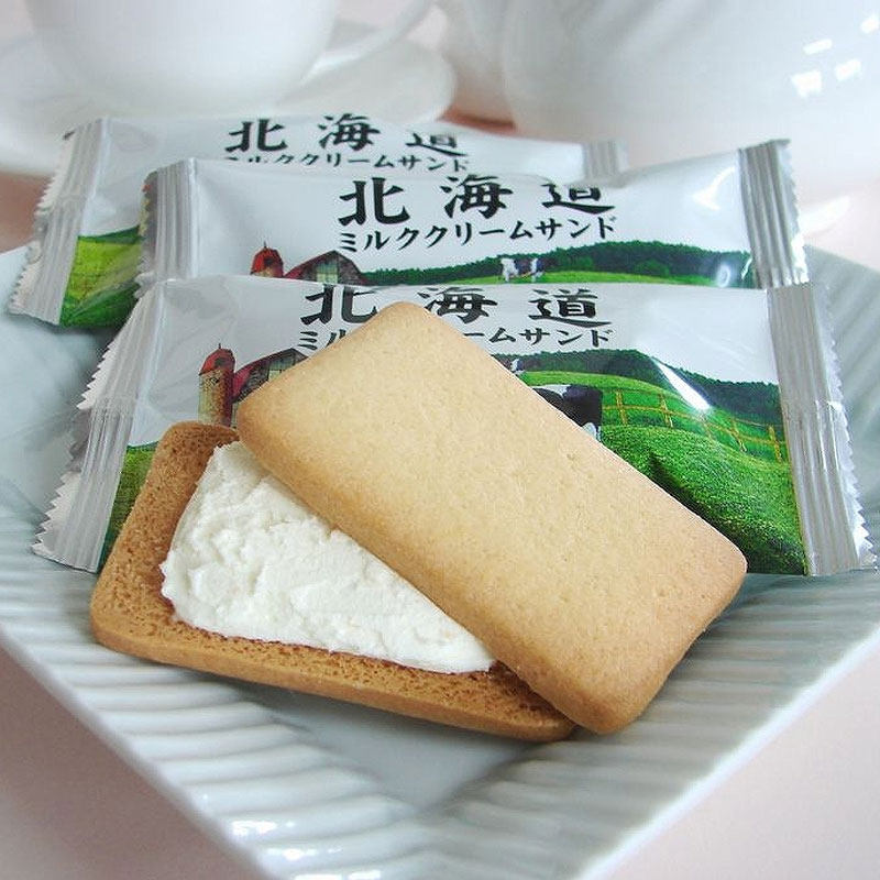 日本进口若狭本铺Wakasayahonpo饼干北海道酥性牛乳味/黄油味礼盒