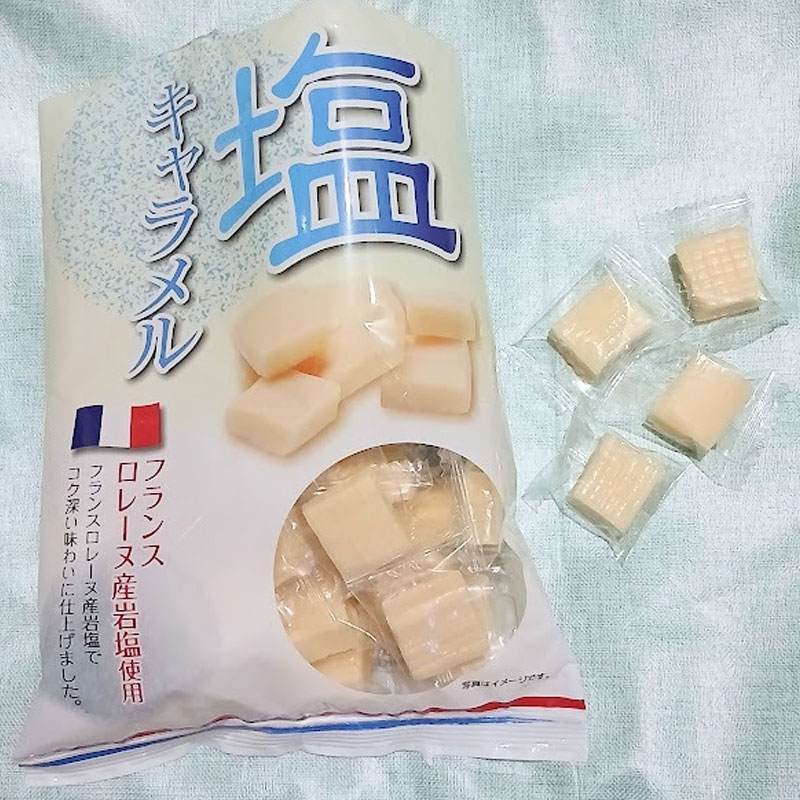 日本进口宫田制果Miyata seika糖果盐味奶糖日式糖果大包243g