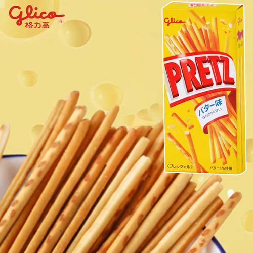 日本glico/格力高黄油味饼干棒
