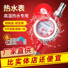 热水表家用自来水表4分6分高温热水专用 出租房高灵敏dn15冷水表