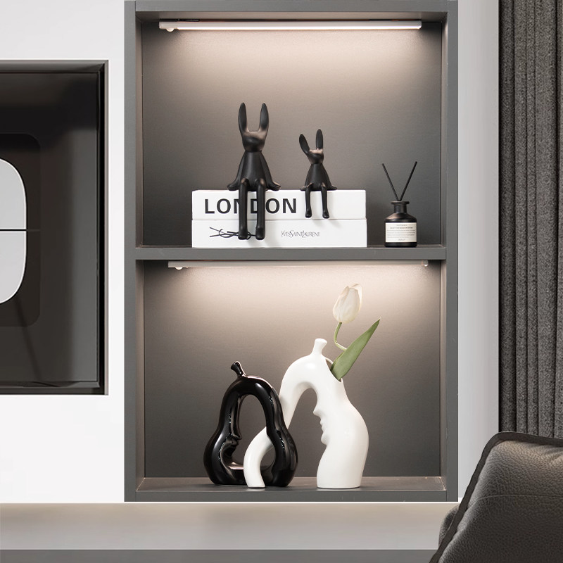 客厅酒柜电视柜台面摆件轻奢高档坐姿兔装饰品高级感乔迁新居礼物,家居饰品,装饰摆件,淘宝优惠券,粉丝福利购,淘宝优惠卷