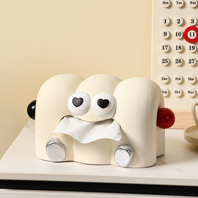 家用客厅纸巾盒2025新款轻奢高档桌面创意可爱卡通呆萌云朵抽纸盒