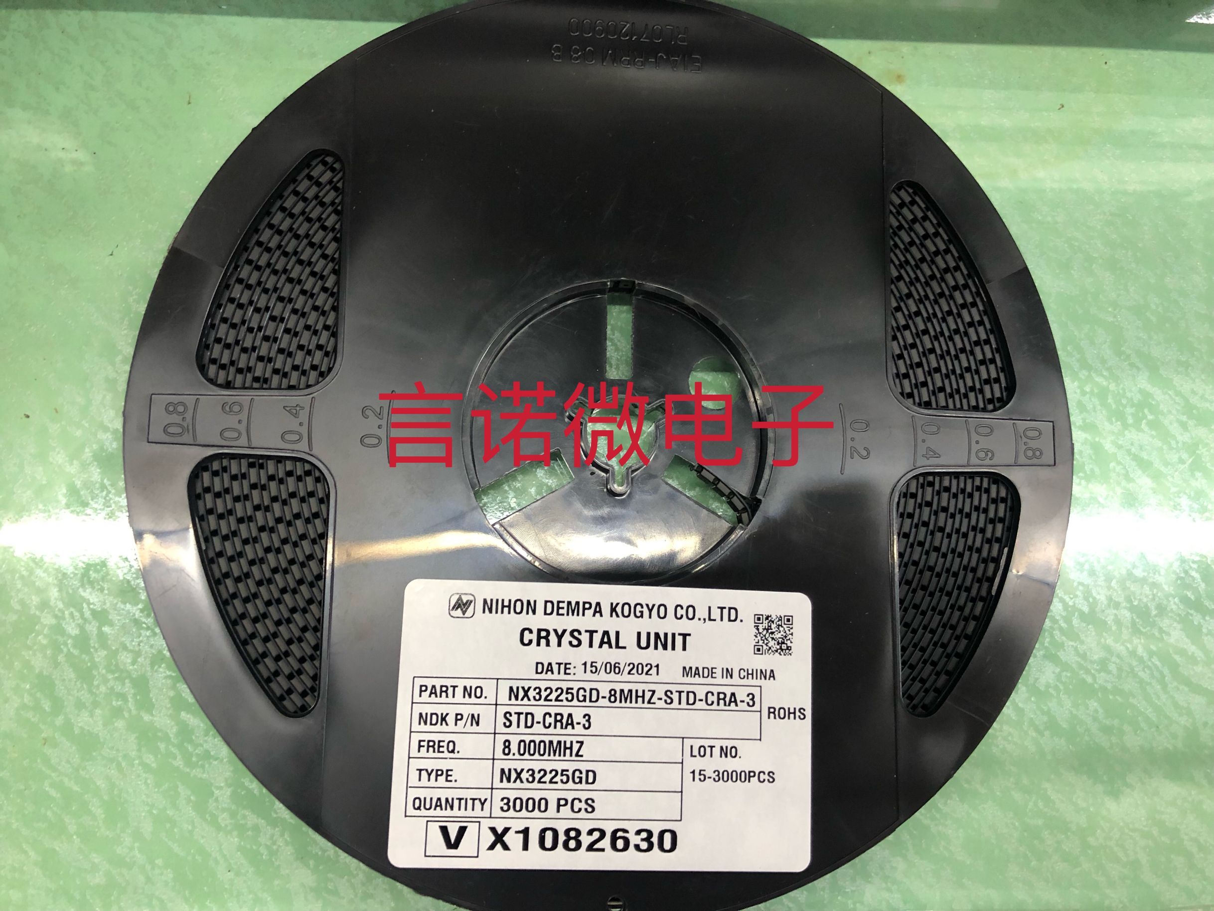 NDK NX3225GD -8MHz-STD-CRA-3 3225 8.000MHZ 8MHZ 8M 2P 无源