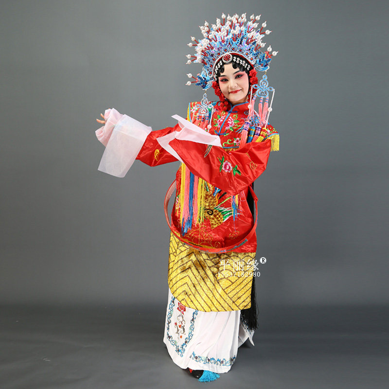 戏曲女蟒京剧贵妃l醉酒花旦青衣公主皇后戏服凤冠霞帔戏装大凤女
