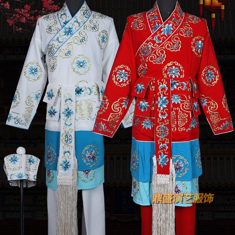 戏剧戏曲服装h团花抱衣京剧戏服三岔口武生衣打衣古装影视舞台服
