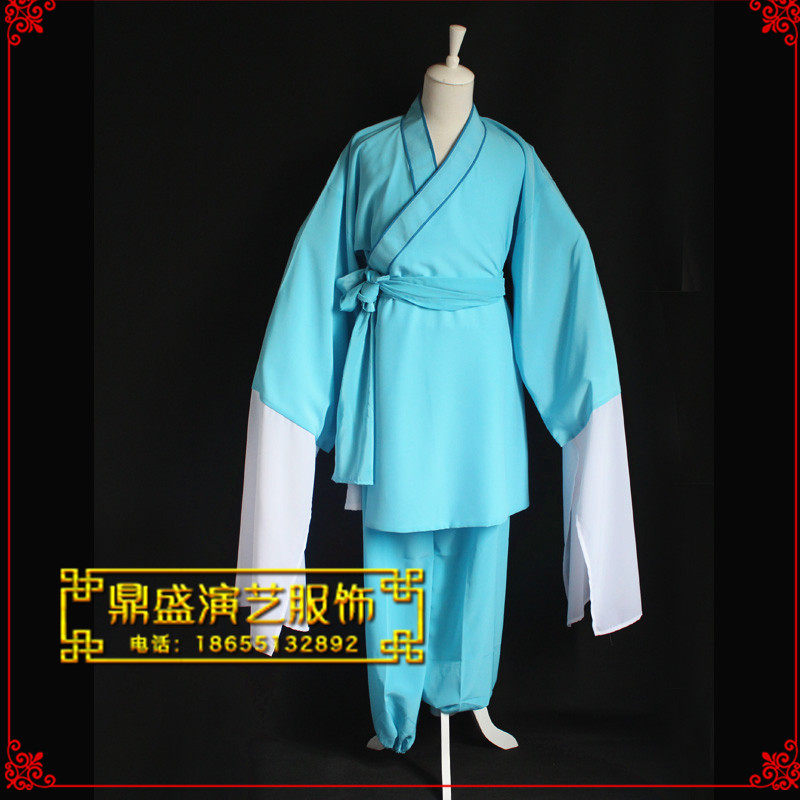 黄梅戏天仙配f 小生衣 书童衣服 董永衣服 古装越剧京剧服装戏曲