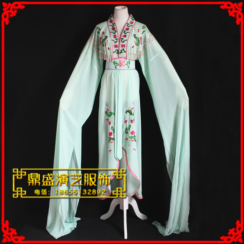 古装越剧戏剧京剧黄梅戏服装戏曲服饰青N衣小旦花旦衣服小姐衣