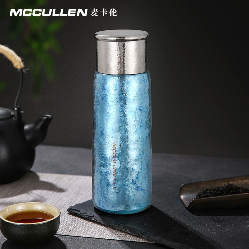 麦卡伦钛杯纯钛保温杯双层男女2025新款养生杯钛晶焖泡茶水杯礼品