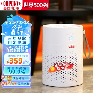 桌面空气净化器家用办公小型便携净化器除甲醛雾霾 DUPONT