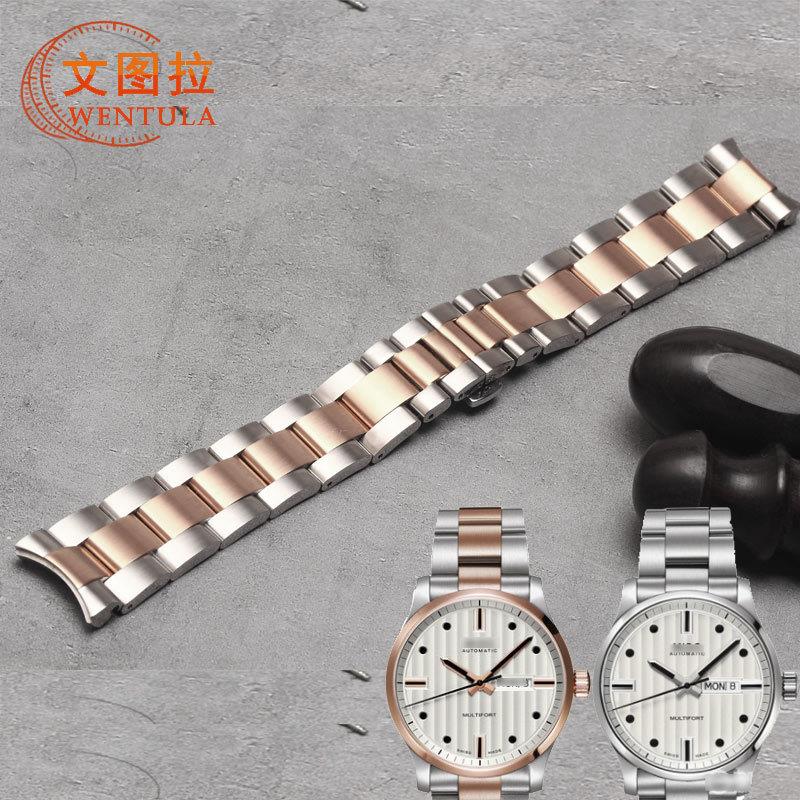 文图拉适合美度舵手钢带M005430A M005钢表带刚表链M025 M038