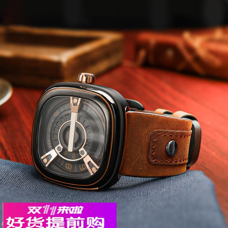 适配七个星期五手表带男表金属铆钉真皮通用P1/M1/M2/S2/Q2/03/02