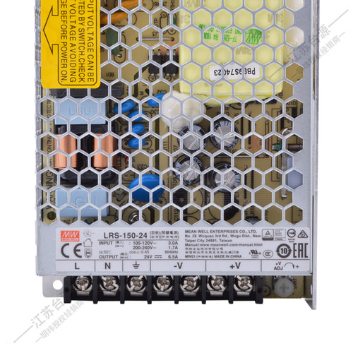 lrs-150-24台湾明纬150w220V转24V电源板稳压直流开关电源变压器