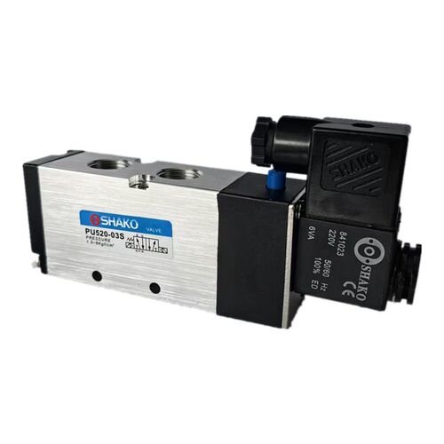 台湾新恭电磁阀PU520-03S/PU520-02S/PU520-04S气阀换向阀AC220V
