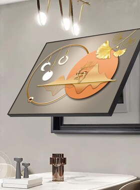 电表箱装饰画配电箱电表盒遮挡挂画平安喜乐暖居客厅餐厅墙面壁画