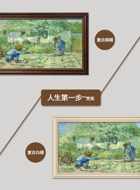 莫奈梵高电表箱装饰壁画美式欧式名画遮挡电表箱大尺寸非手绘油画