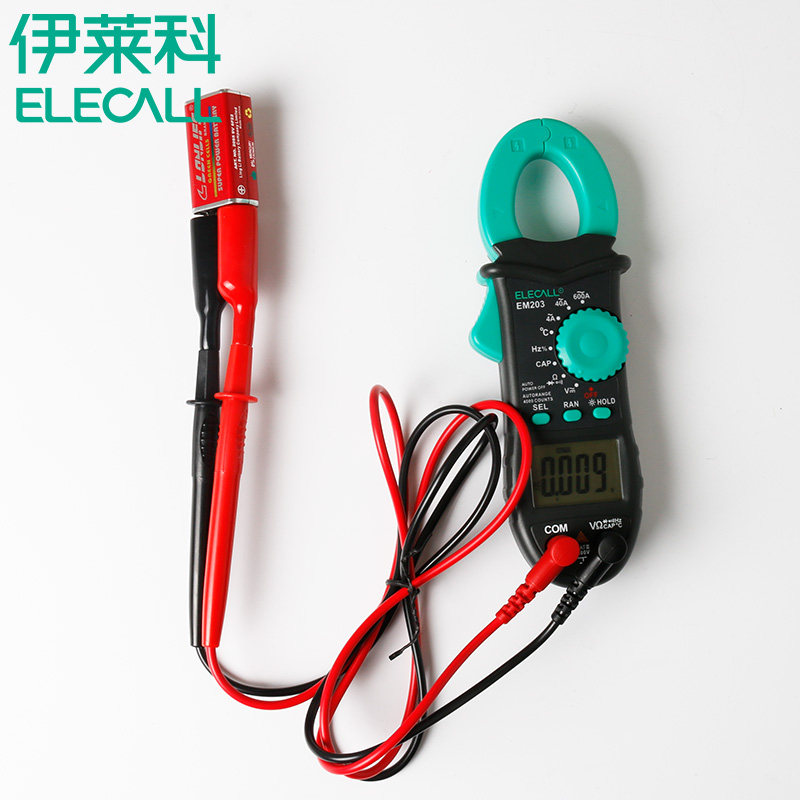 伊莱科通用型数字万用表表笔测试棒表镀金特尖表笔可配钳型表使用