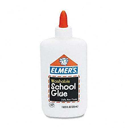 elmer`s : washable school glue, 7.62 oz, liquid -:- sold