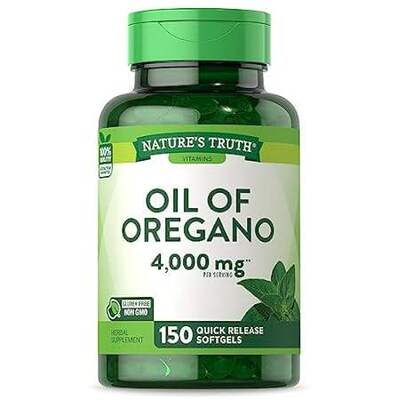 Nature's Truth Oil of Oregano Softgel Capsules | 4000 mg