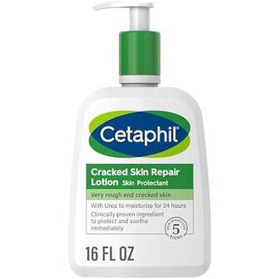 Cetaphil Cracked Skin Repair Lotion， 16 oz， For Very Roug