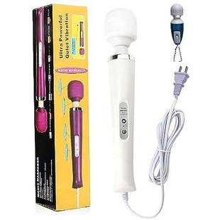 White Vibrating Gajoin Big Handheld Massager Powerful