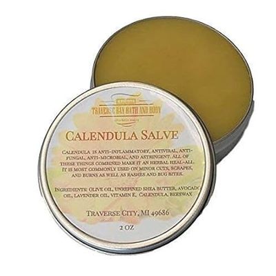 Calendula Salve - 2 oz tin - with lavender essential oil