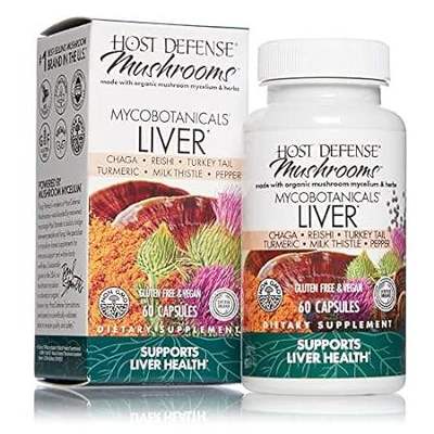 Host Defense， MycoBotanicals Liver Capsules， Supports Liv