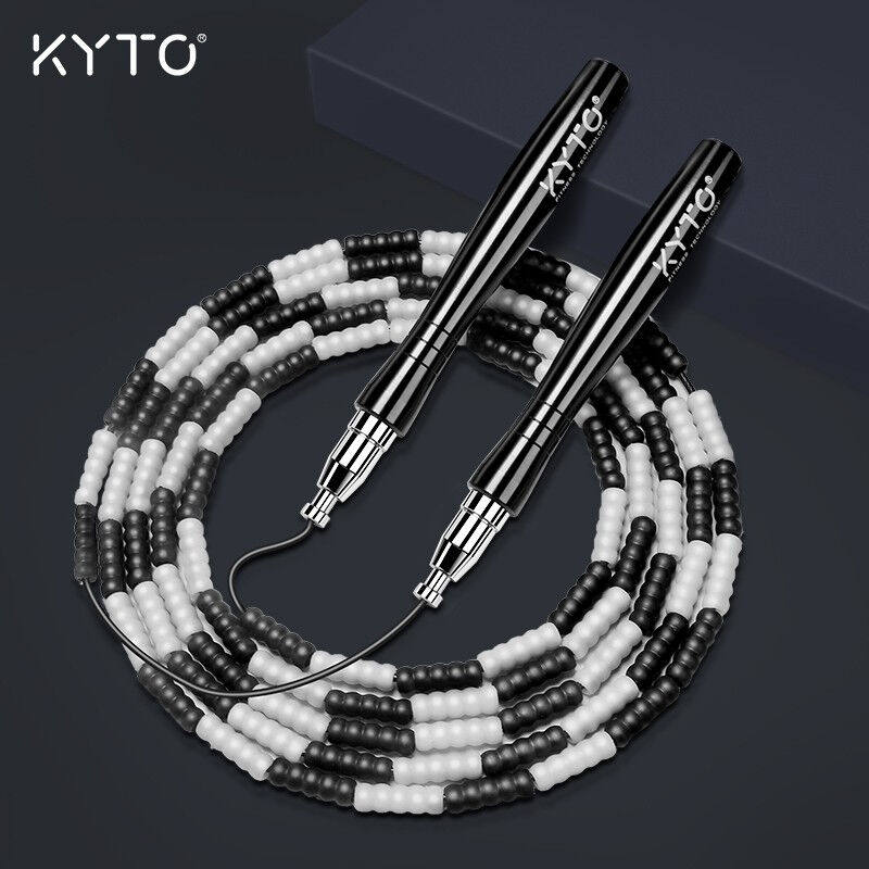 KYTO跳绳成人钢丝绳健身锻炼负重竹节绳自锁式专业跳绳拳击训练