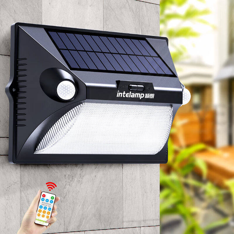 颖朗太阳能灯感应灯户外庭院灯壁灯家用照明led路灯室外防水景观怎么样,好用不?