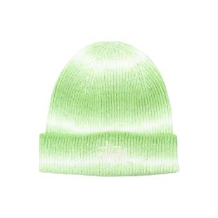 针织条纹帽折叠帽檐刺绣徽标保暖冬季 Stussy男款 帽子