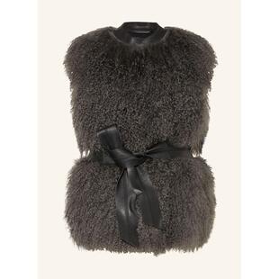 时尚 代购 户外外套爆款 Boss女士马甲保暖防风羊羔皮质冬季 Hugo