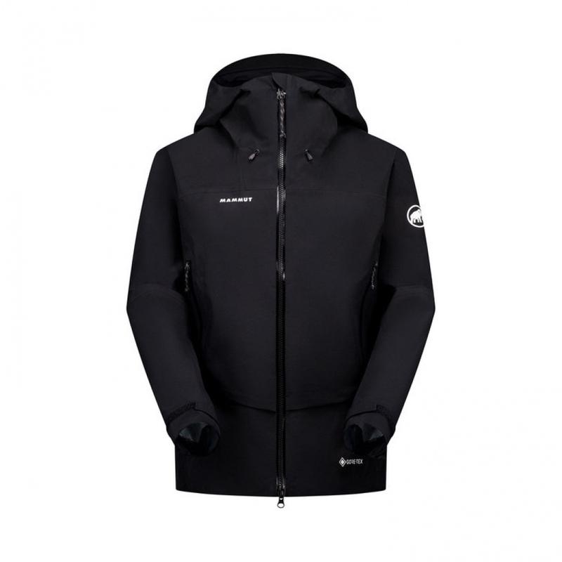 代购Mammut女士冲锋衣防水防风透湿户外夹克连帽长袖防水外套