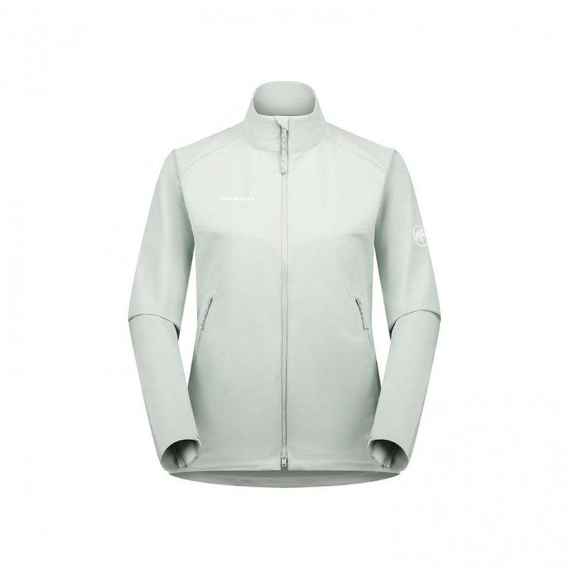 代购Mammut女士软壳衣防水防风透气户外夹克立领长袖软壳外套