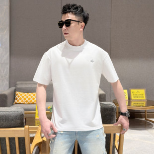 2026夏季新款美式字母短袖T恤青少年百搭休闲宽松半袖男潮韩版ins