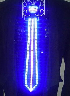 led发光舞台表演道具手套领带