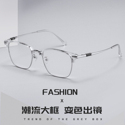 18031复古眉毛架镜可配有度数