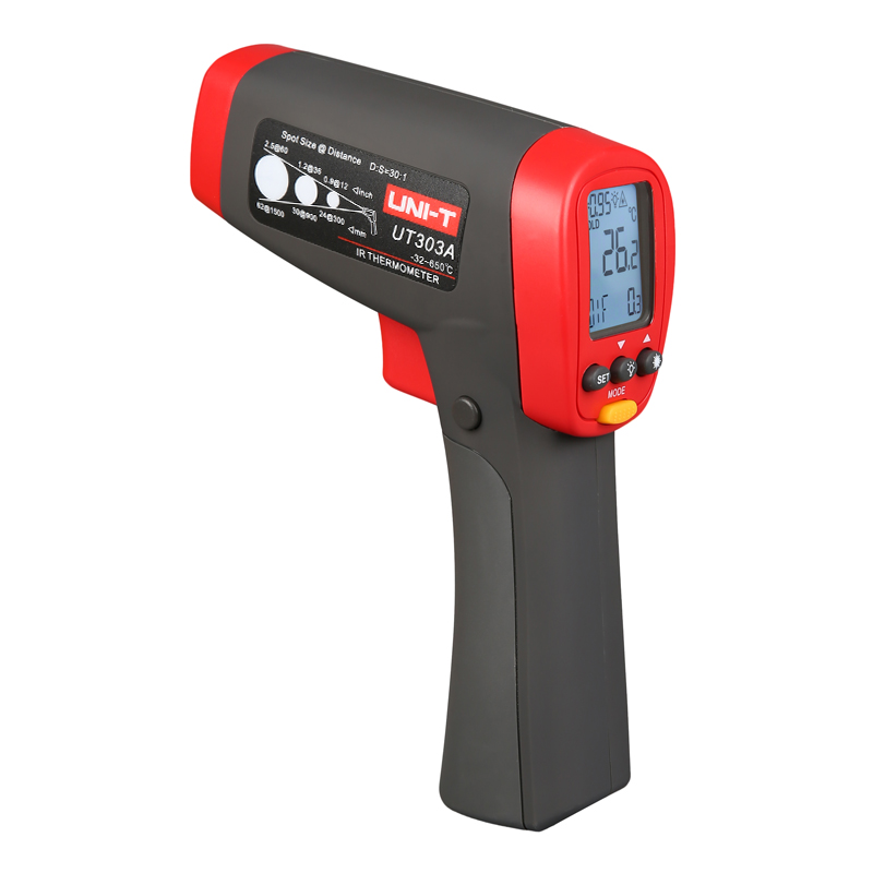 优利德手持激光电子红外线测温仪
