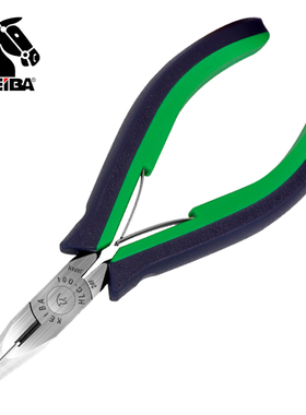 马牌keiba进口尖嘴钳微型精密尖砠钳子夹持绞线剪线电子钳HLC-D04