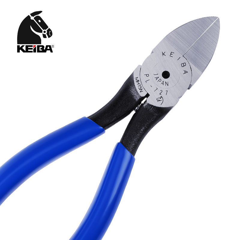 KEIBA马牌PL-727 水口钳进口剪塑钳斜口斜嘴钳电子修边钳日本原装