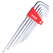 罗宾汉RHK 287XL内六角扳手套装 进口特长球头内六方扳手组套公制