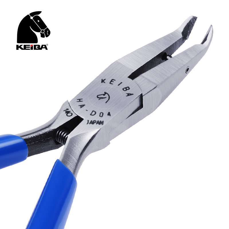 KEIBA马牌进口顶切钳微型曲嘴钳斜咀钳饰品钳特殊尖咀钳子 HA-D04