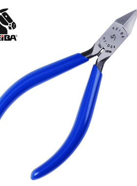 日本KEIBA马牌微型电子斜嘴钳薄刃斜口钳进口电子维修剪钳 HT-D04