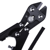 日本马牌平口蛇头钳剪切铁线铜线剪刀进口花枝剪切钳断线钳 C08