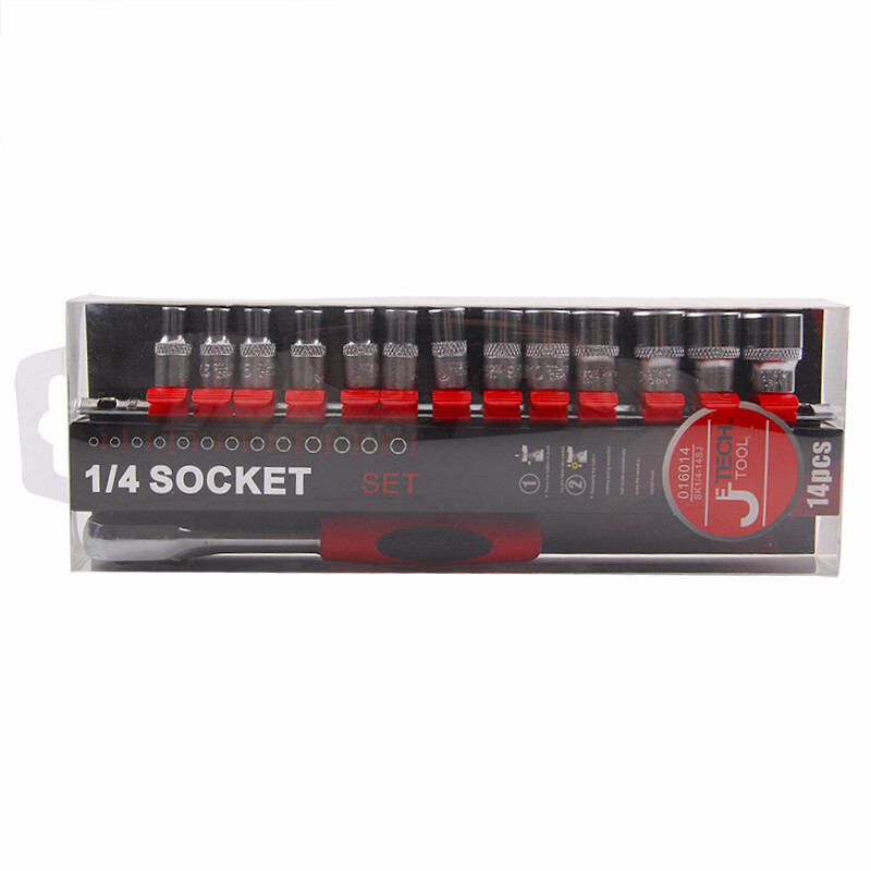 捷科正品 4-14mm套筒 带正反转棘轮快速扳手