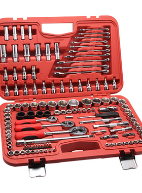 捷科SK-123SP工具组套装公英制棘轮扳手组套汽修机修维修工具套筒