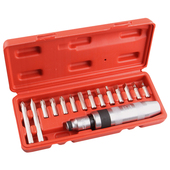 捷科15件套冲击螺丝批套装 多功能螺丝刀起子组超硬工业级敲击改锥