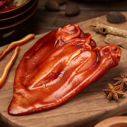 500g五香软糯猪耳朵带汤汁带耳根熟食卤味真空即食存旭凉菜170g