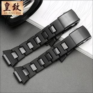 适用卡西欧改装 塑钢手表带配件DW DW5600 M5610 69009600 原装