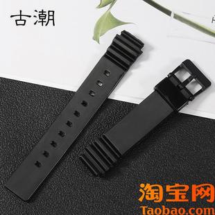 原装 200H凸口男女学生手表配 适用casio卡西欧树脂硅胶手表带LRW