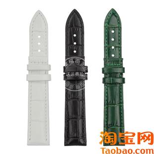 原装适用配SAGA世家手表女复古小方表真皮表带白色ins品牌女士表