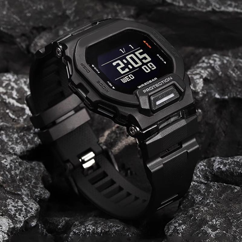 原装适用树脂硅胶手表带casio卡西欧GBD-200-1/2/9GBD-200RD表链